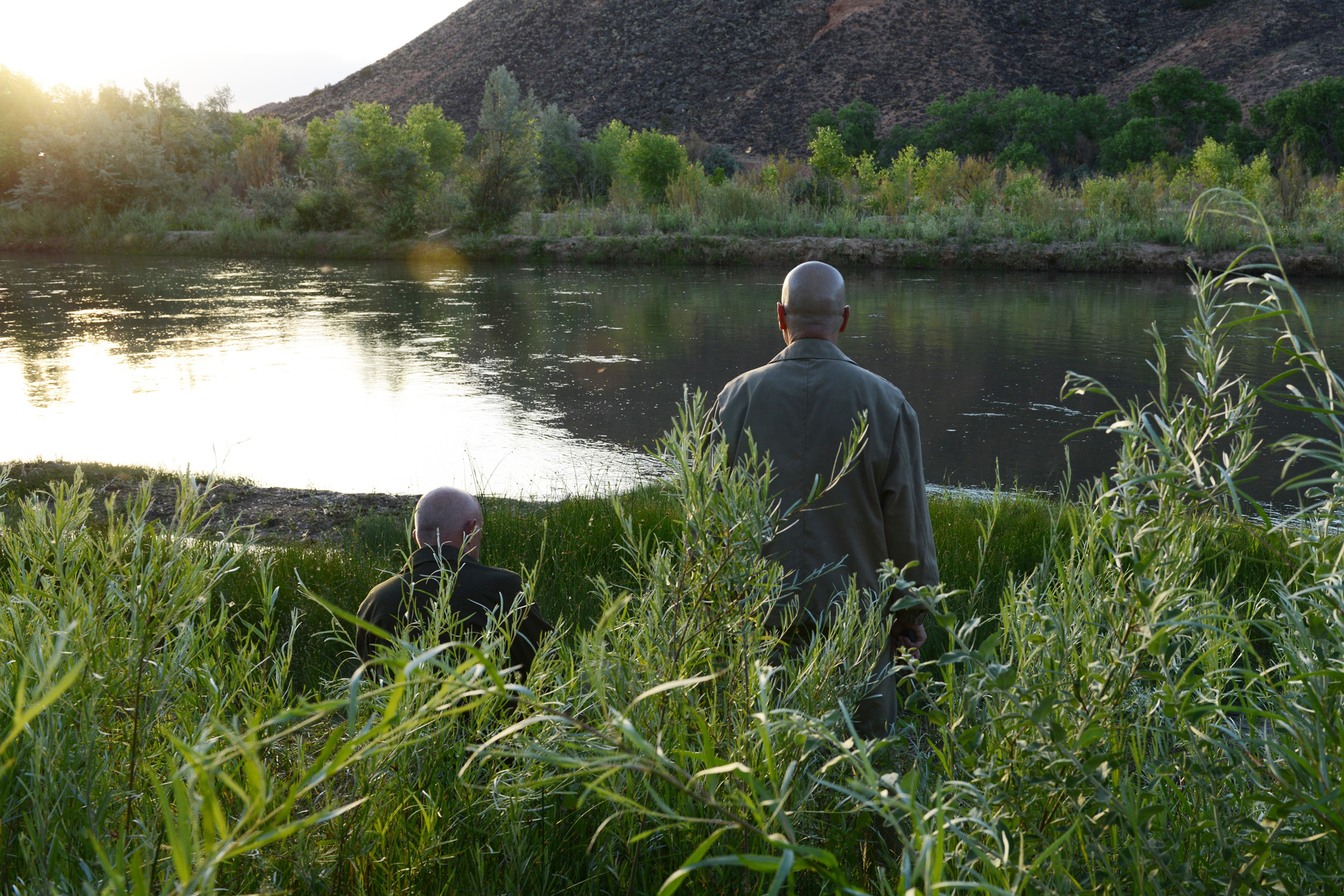 Still of Jonathan Banks, Bryan Cranston and Ursula Coyote in Brestantis blogis (2008)