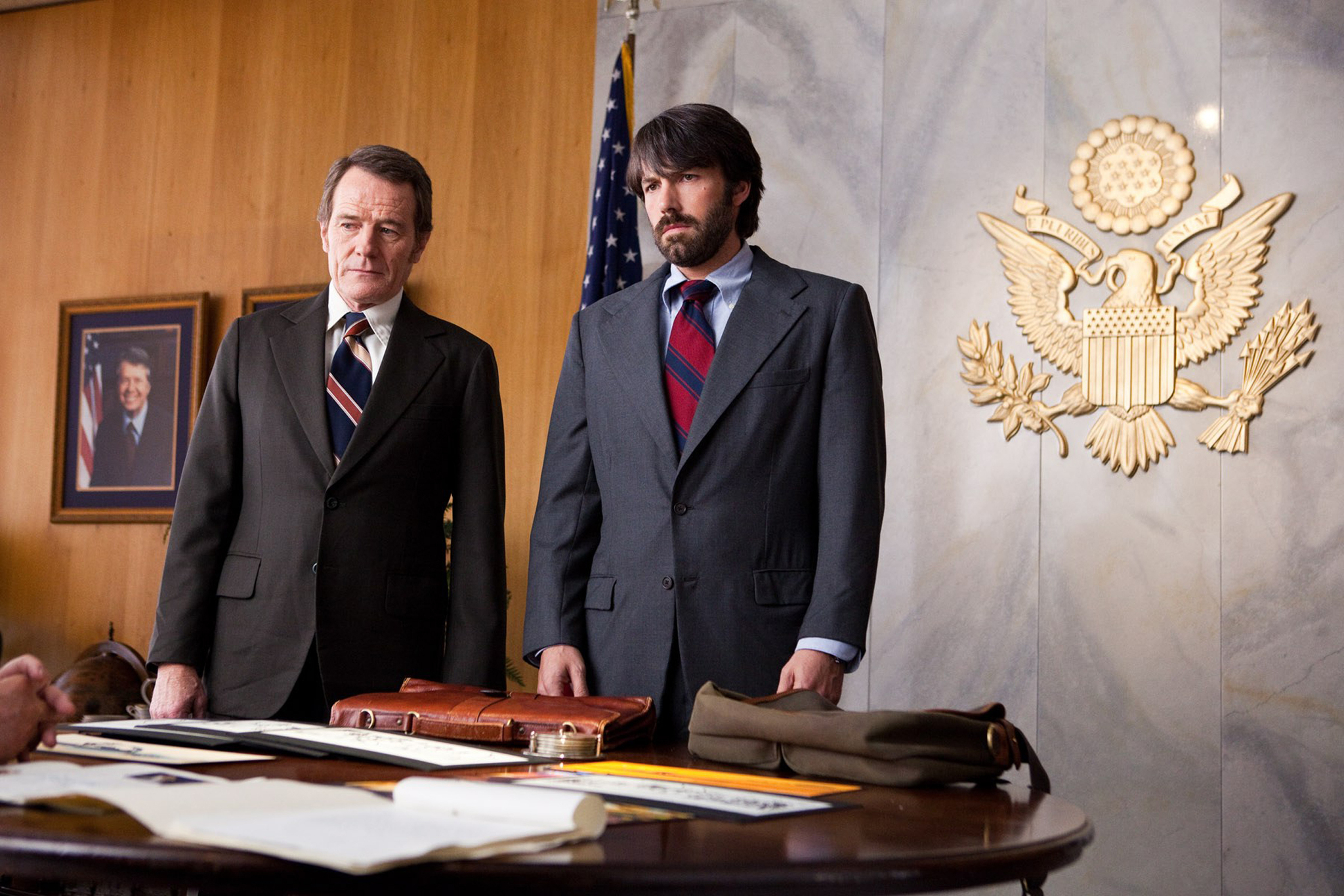 Still of Ben Affleck and Bryan Cranston in Argo (2012)