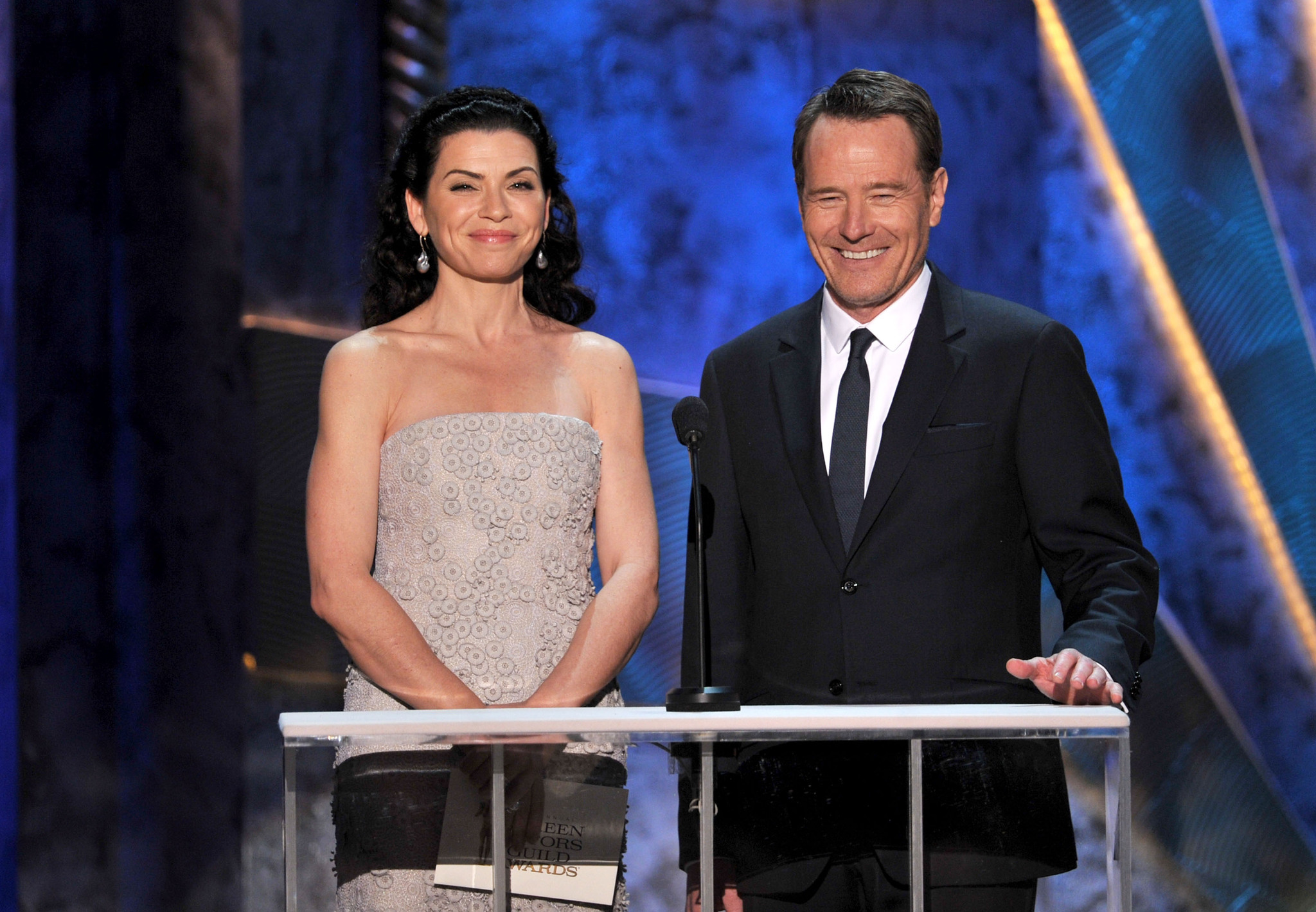 Julianna Margulies and Bryan Cranston