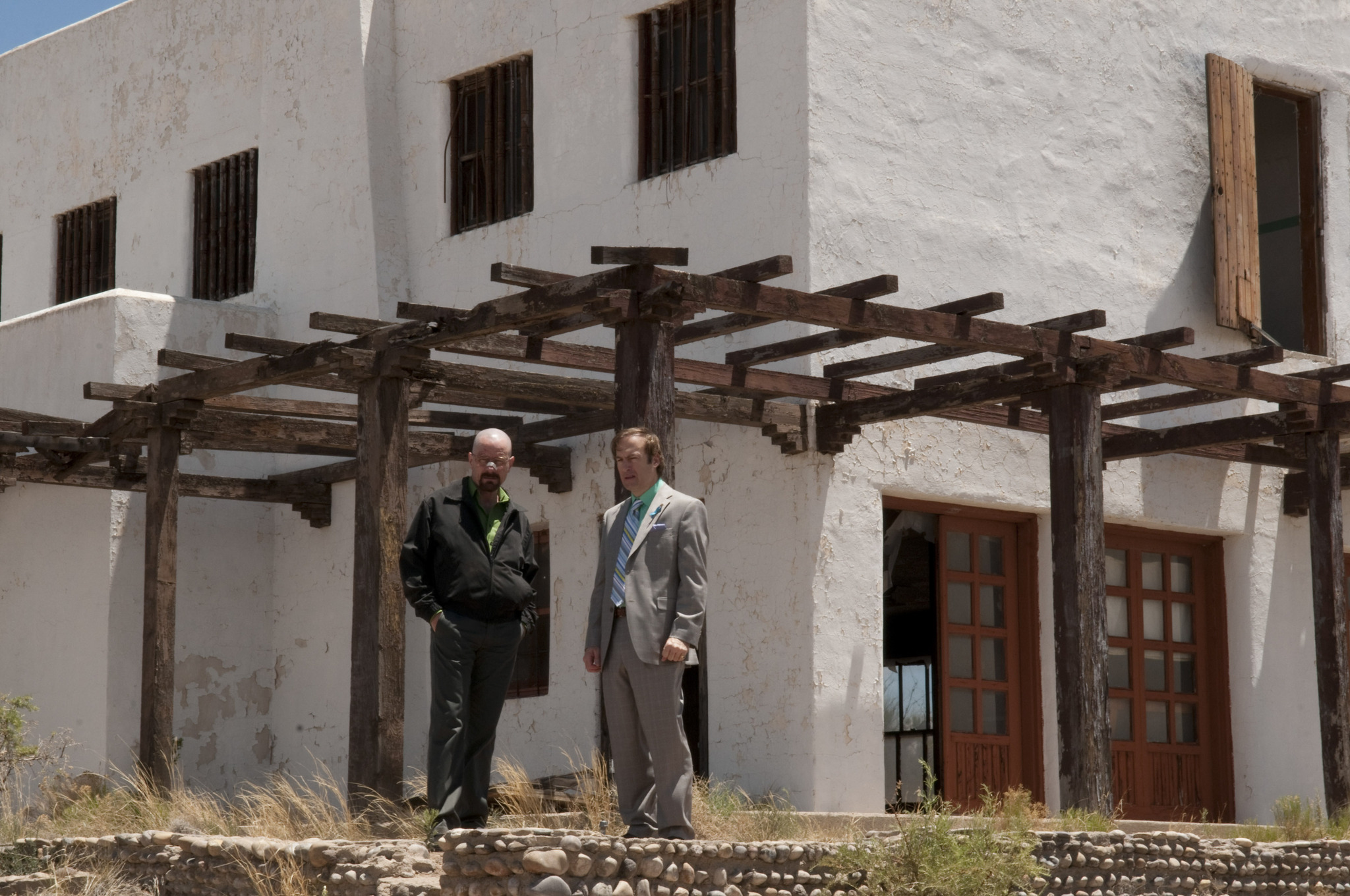 Still of Bryan Cranston and Bob Odenkirk in Brestantis blogis (2008)