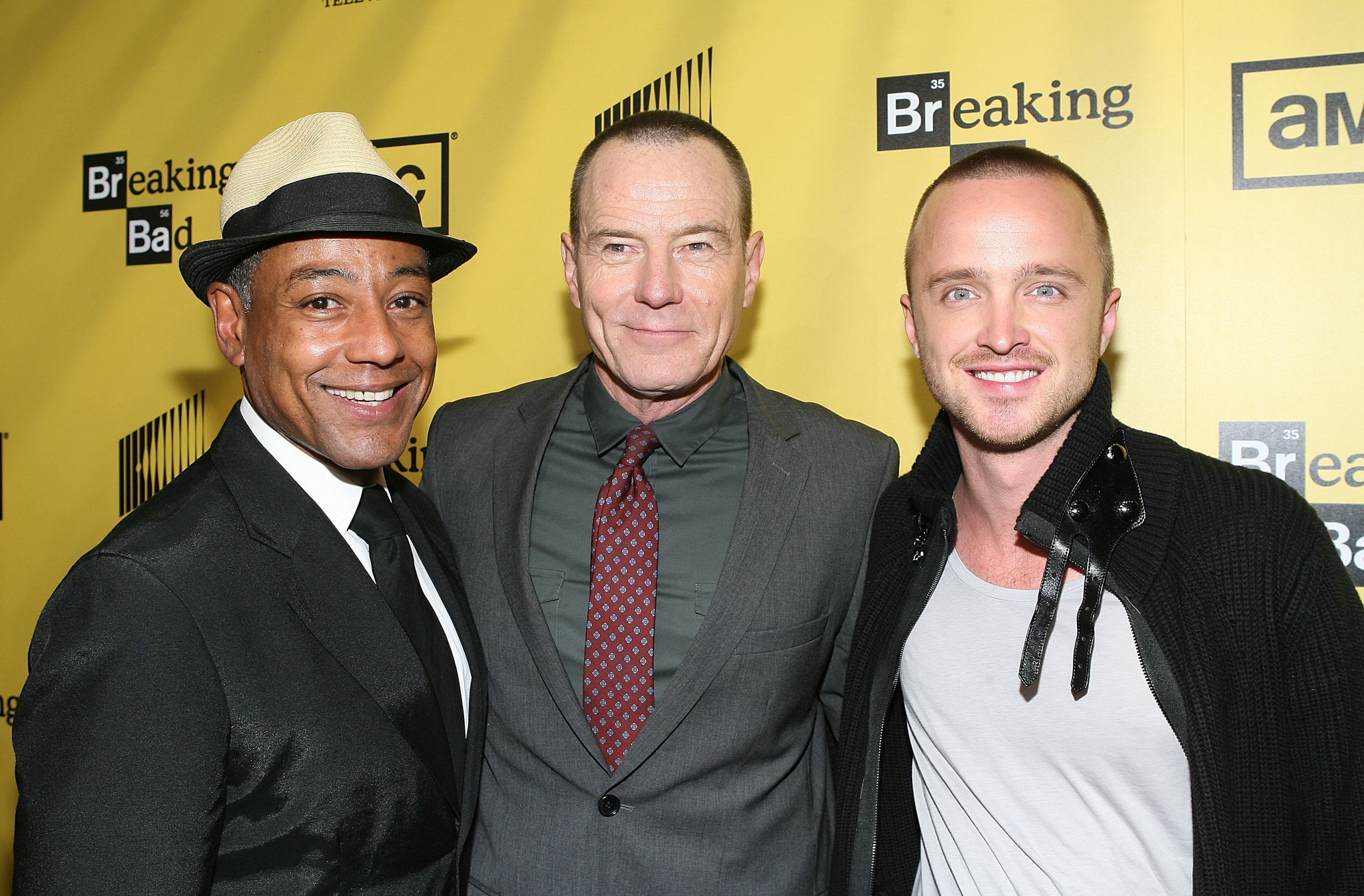 Giancarlo Esposito, Bryan Cranston and Aaron Paul at event of Brestantis blogis (2008)