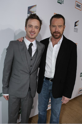 Bryan Cranston and Aaron Paul at event of Brestantis blogis (2008)