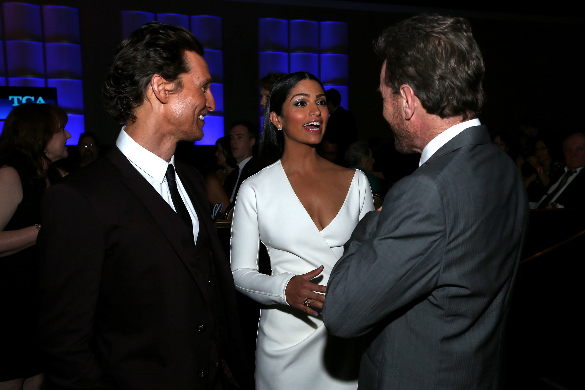 Matthew McConaughey, Bryan Cranston and Camila Alves