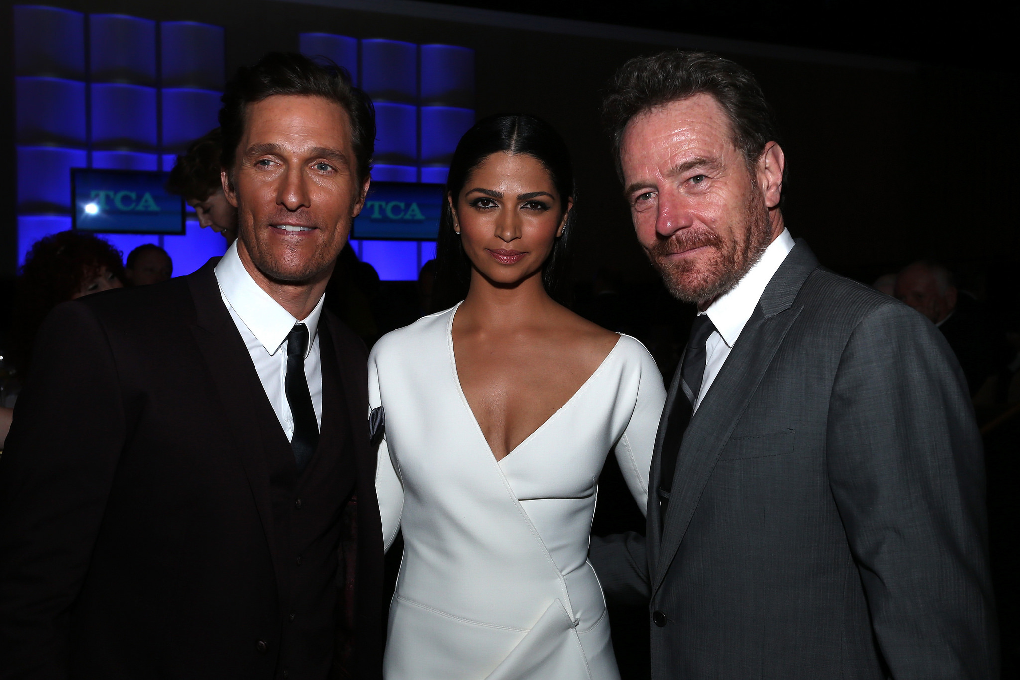 Matthew McConaughey, Bryan Cranston and Camila Alves