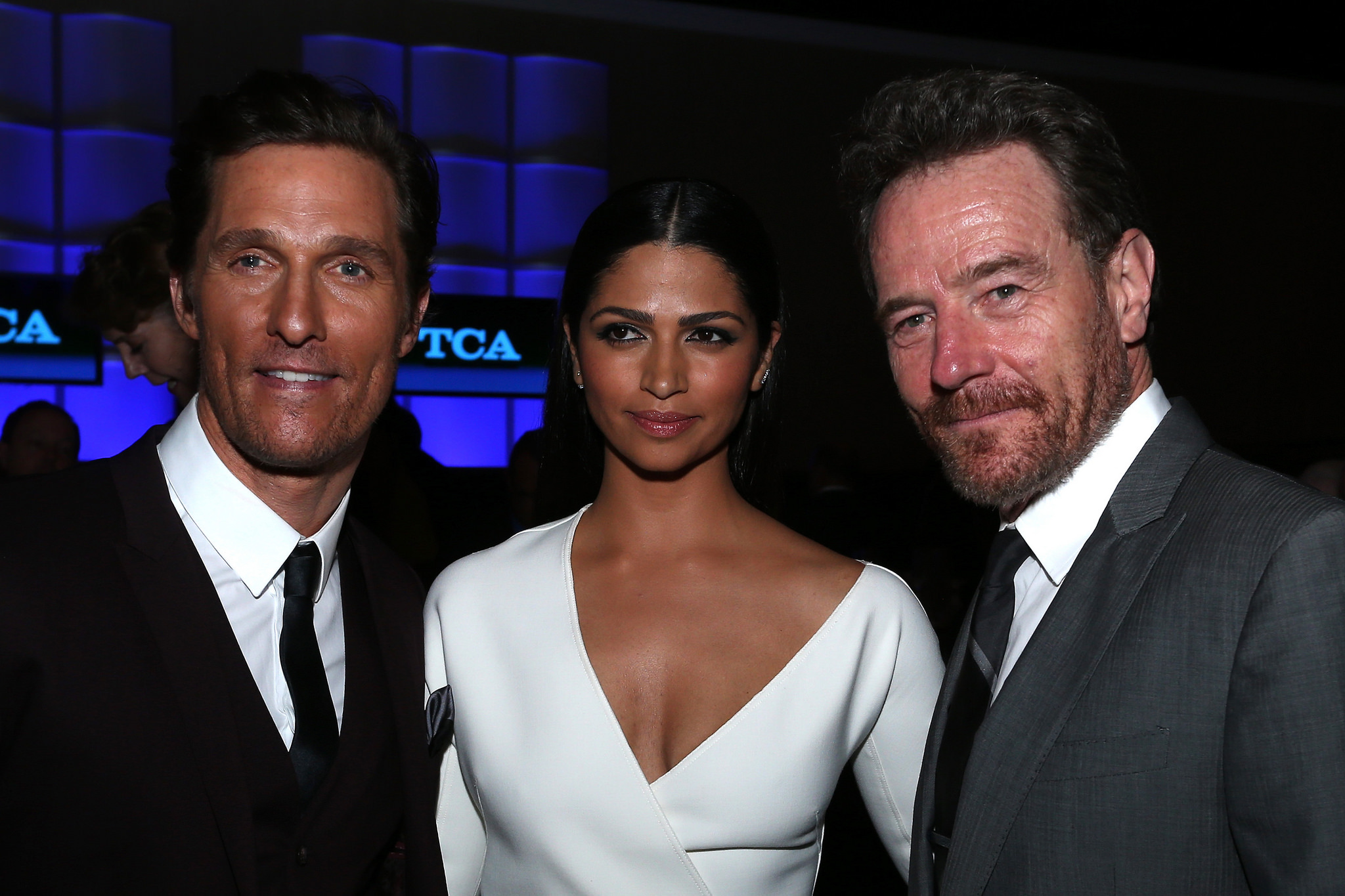 Matthew McConaughey, Bryan Cranston and Camila Alves