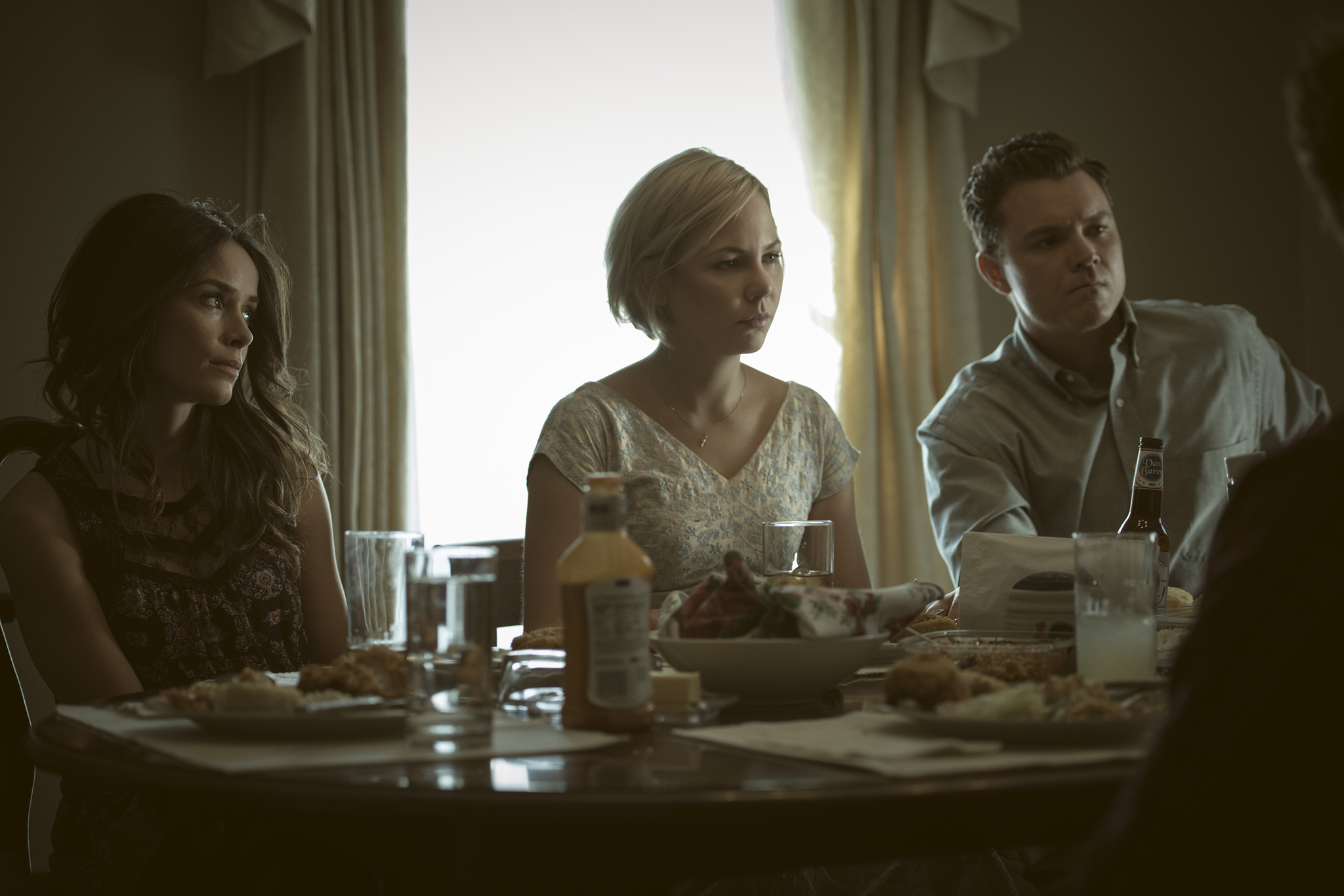 Still of Clayne Crawford, Abigail Spencer and Adelaide Clemens in Rectify (2013)