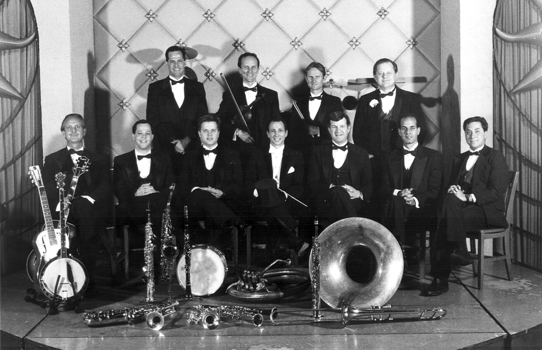 Johnny Crawford and his vintage dance orchestra, Atlas Bar & Grill, Los Angeles 1994
