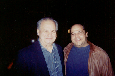 Frank Crim and Paul Dooley at the premiere of Adventures In Home Schooling