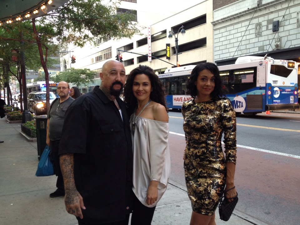 Cristos at Tunnel Vision Premiere NYC - With female lead Ion Overman and director Delila Vallot