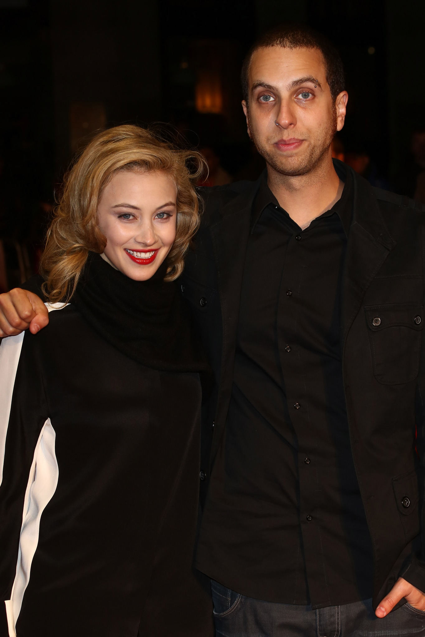 Brandon Cronenberg and Sarah Gadon at event of Antiviral (2012)