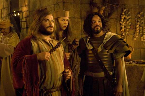 Still of Jack Black, Michael Cera and David Cross in Year One (2009)