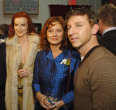 Susan Sarandon, Marcia Cross and Todd Oldham