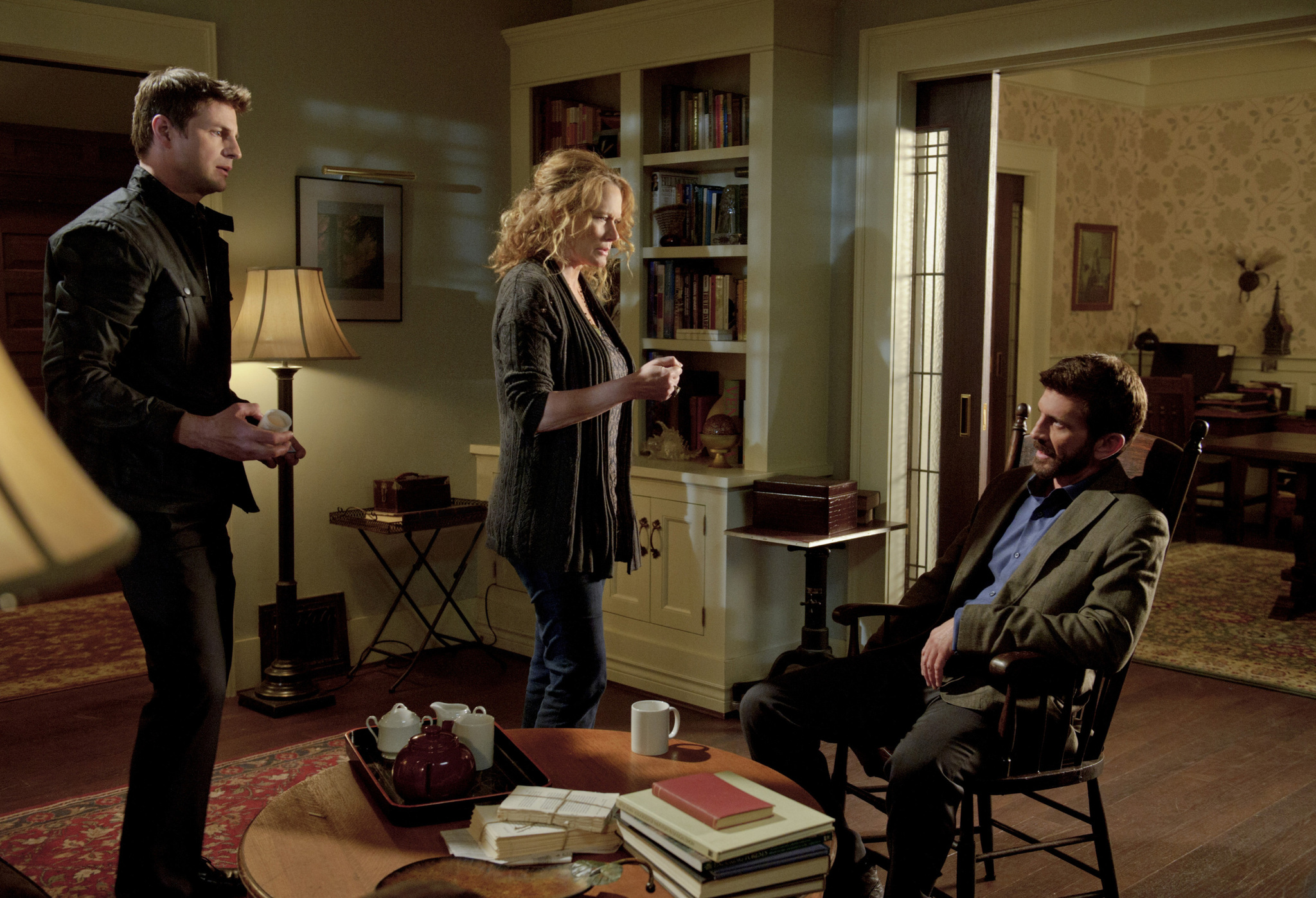 Still of Ashley Crow, Gale Harold and Joe Lando in The Secret Circle (2011)