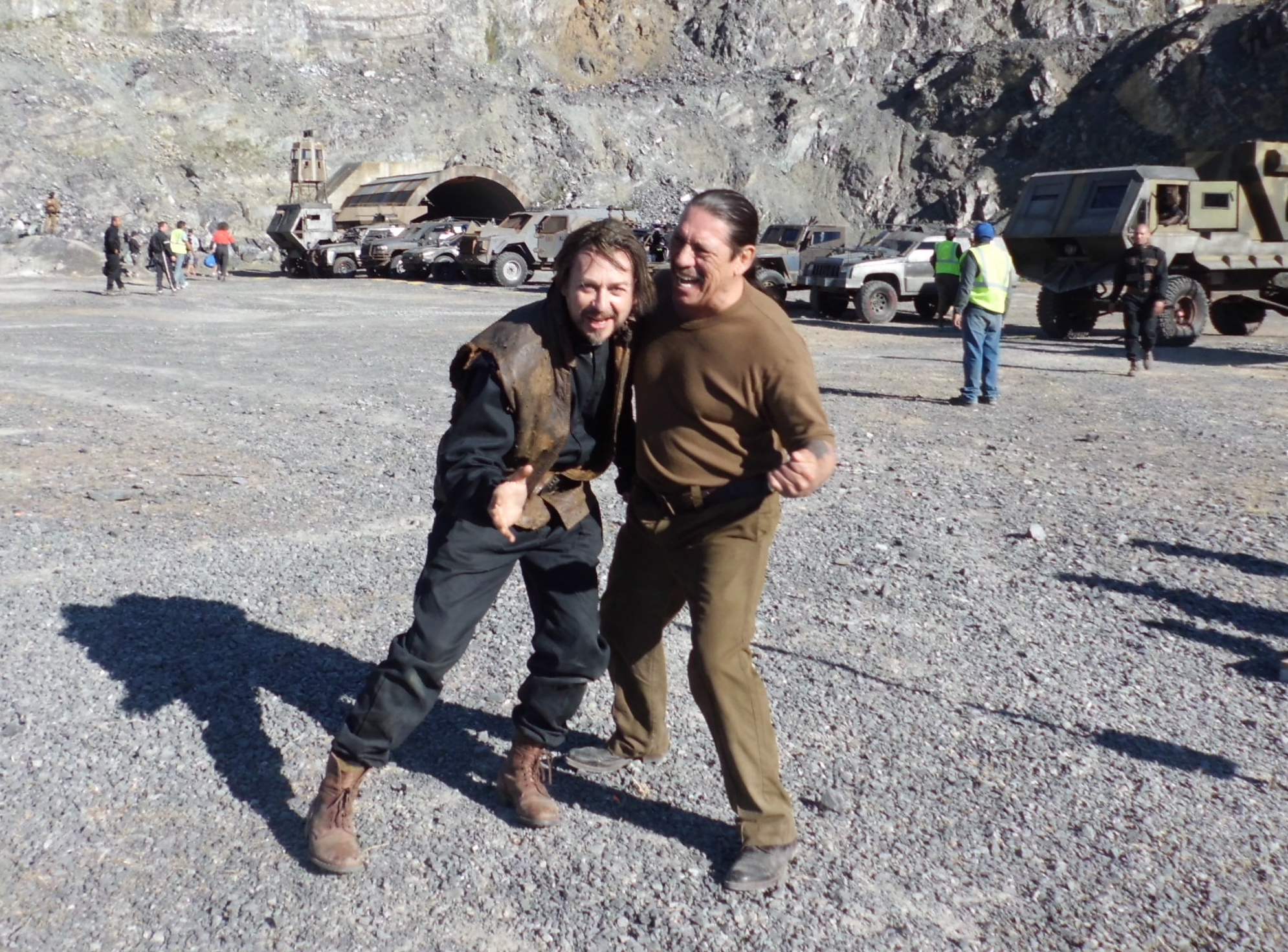 'Death Race 3 Inferno', Jeremy Crutchley & Danny Trejo on location.