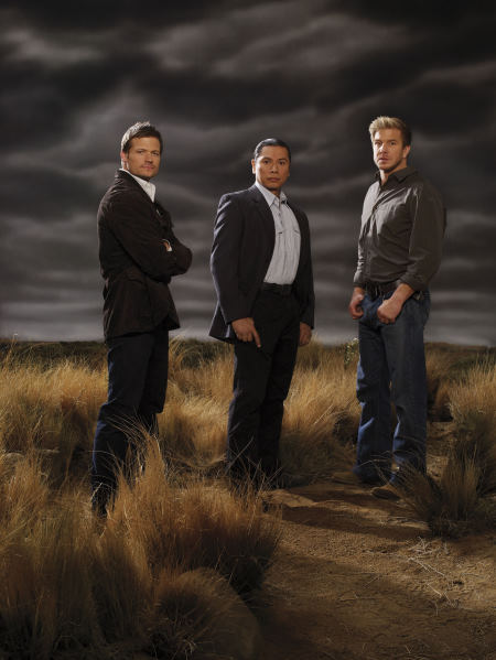 Still of Bailey Chase, Gregory Cruz and Kenny Johnson in Saving Grace (2007)