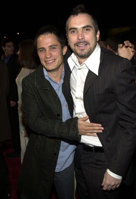 Alfonso Cuarón and Gael García Bernal at event of Y tu mamá también (2001)