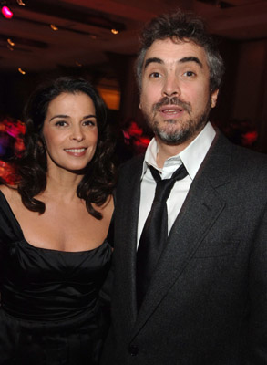 Annabella Sciorra and Alfonso Cuarón