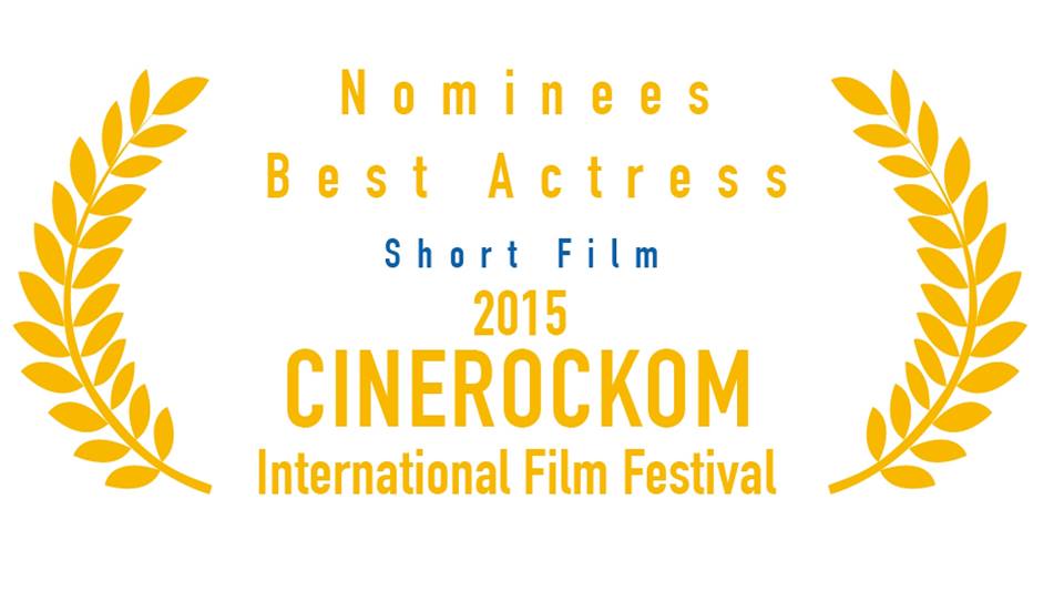 Sabrina Culver Nominated for Best Lead actress in a short film for New Skin at Cinerockom 2015