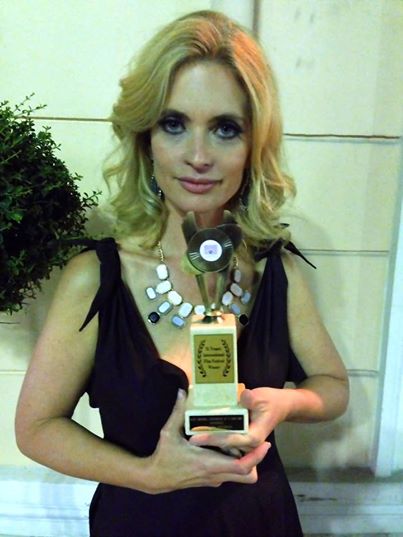 Winner of the Best Supporting Actress in a Short Film Sabrina Culver at The St Tropez Film Festival International 2012 for the film ReMoved by Nathanael Matanick
