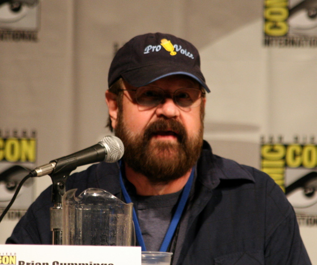 Brian Cummings at the 2010 Comic-Con Cartoon Voices II panel