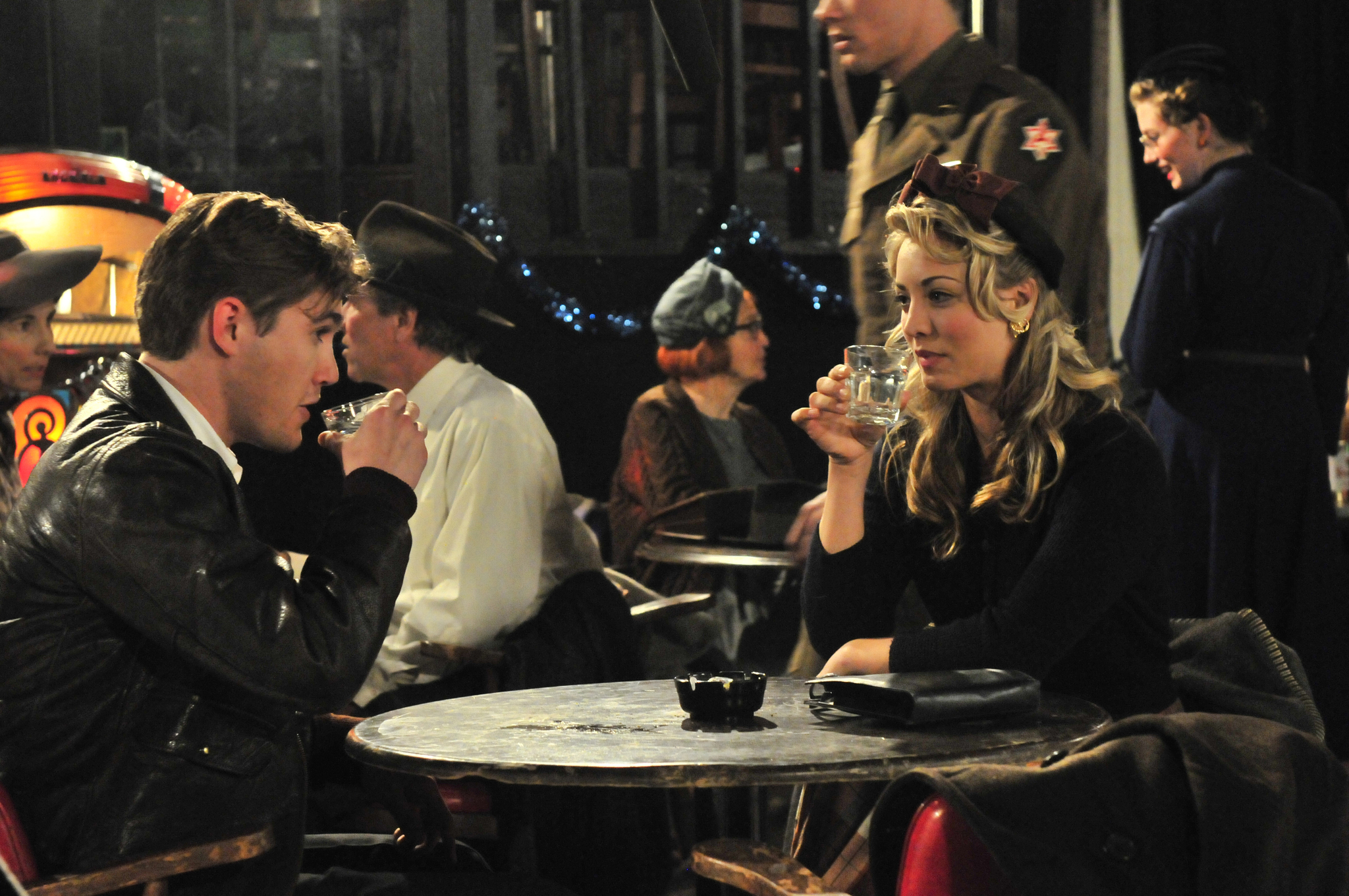 Still of Kaley Cuoco-Sweeting and Jesse James in The Last Ride (2012)