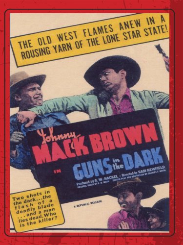 Johnny Mack Brown, Dick Curtis and Claire Rochelle in Guns in the Dark (1937)
