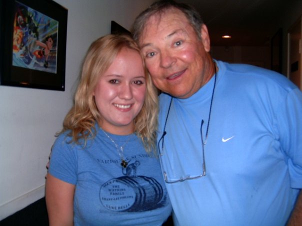 Voiceover Princess Aria Noelle Curzon and voiceover giant, Frank Welker, on a voiceover gig together.