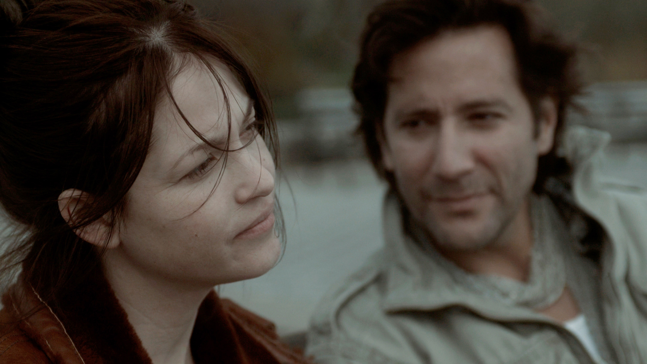 Still of Nicki Aycox and Henry Ian Cusick in The Girl on the Train (2013)