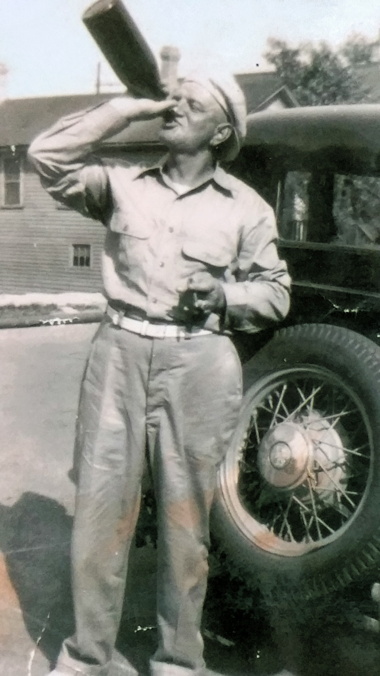 Maternal grandfather, streetcar electrician. Never knew the man only the legend. As the story goes, my eldest brother killed him with kindness feeding cookies to a diabetic, go figure. The sacrifices a grandparent will make.