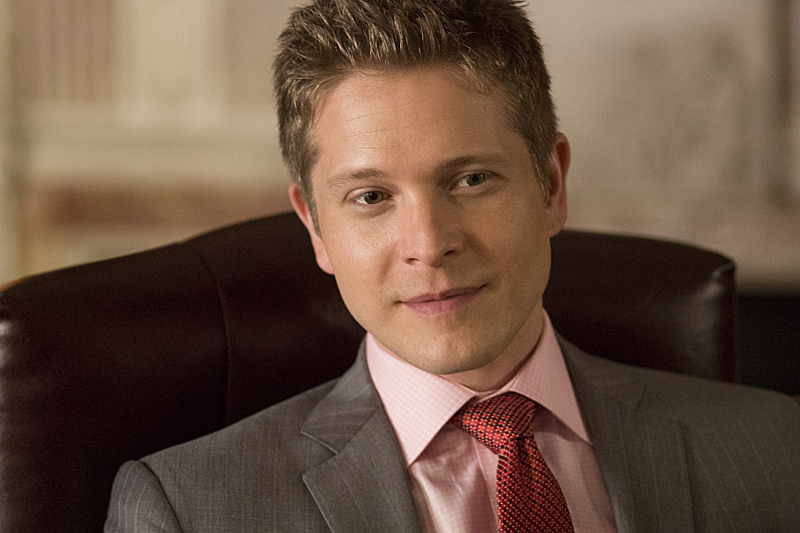 Still of Myles Aronowitz and Matt Czuchry in The Good Wife: The Next Day (2013)