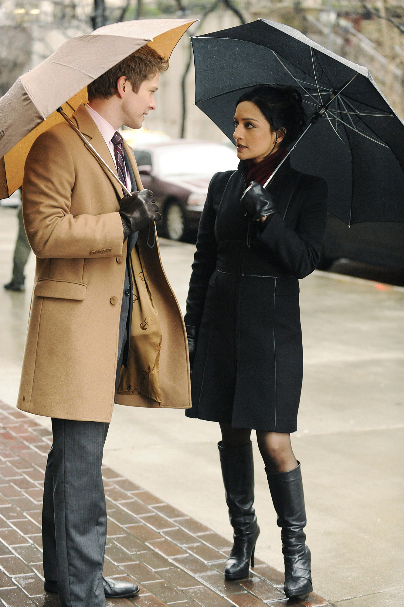 Still of Matt Czuchry and Archie Panjabi in The Good Wife (2009)