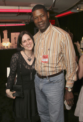 Stephanie D'Abruzzo and Dennis Haysbert