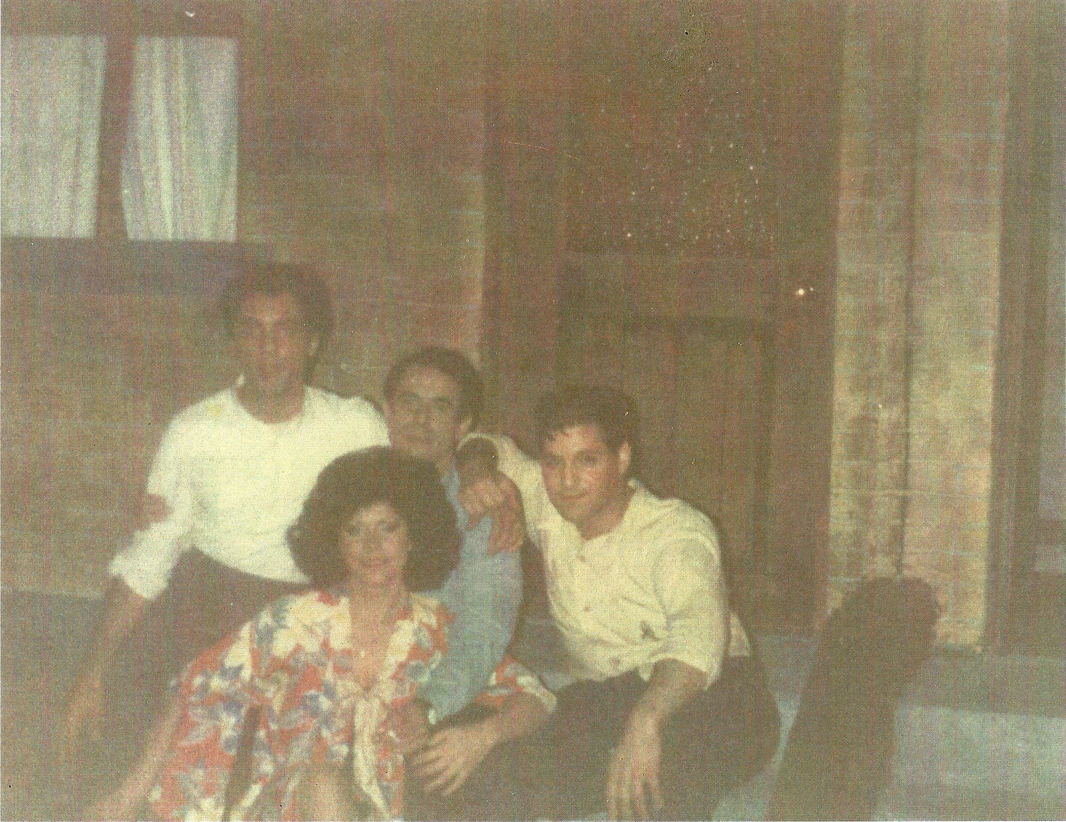 Richard D'Alessandro (far left) as Bonzey in a Production of Lou LaRusso's 