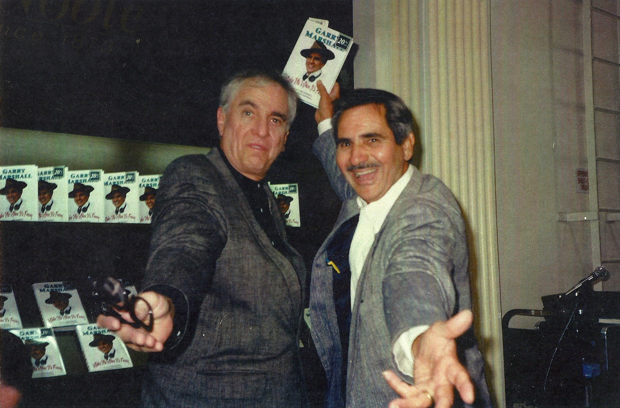 From(L to R)The great Garry Marshall and Richard Godfather Jimmy Anglisano.Garry and Jimmy had a comedy group called the heartburns.Garry is also responsible for starting Richard's career and wrote about Richard in 