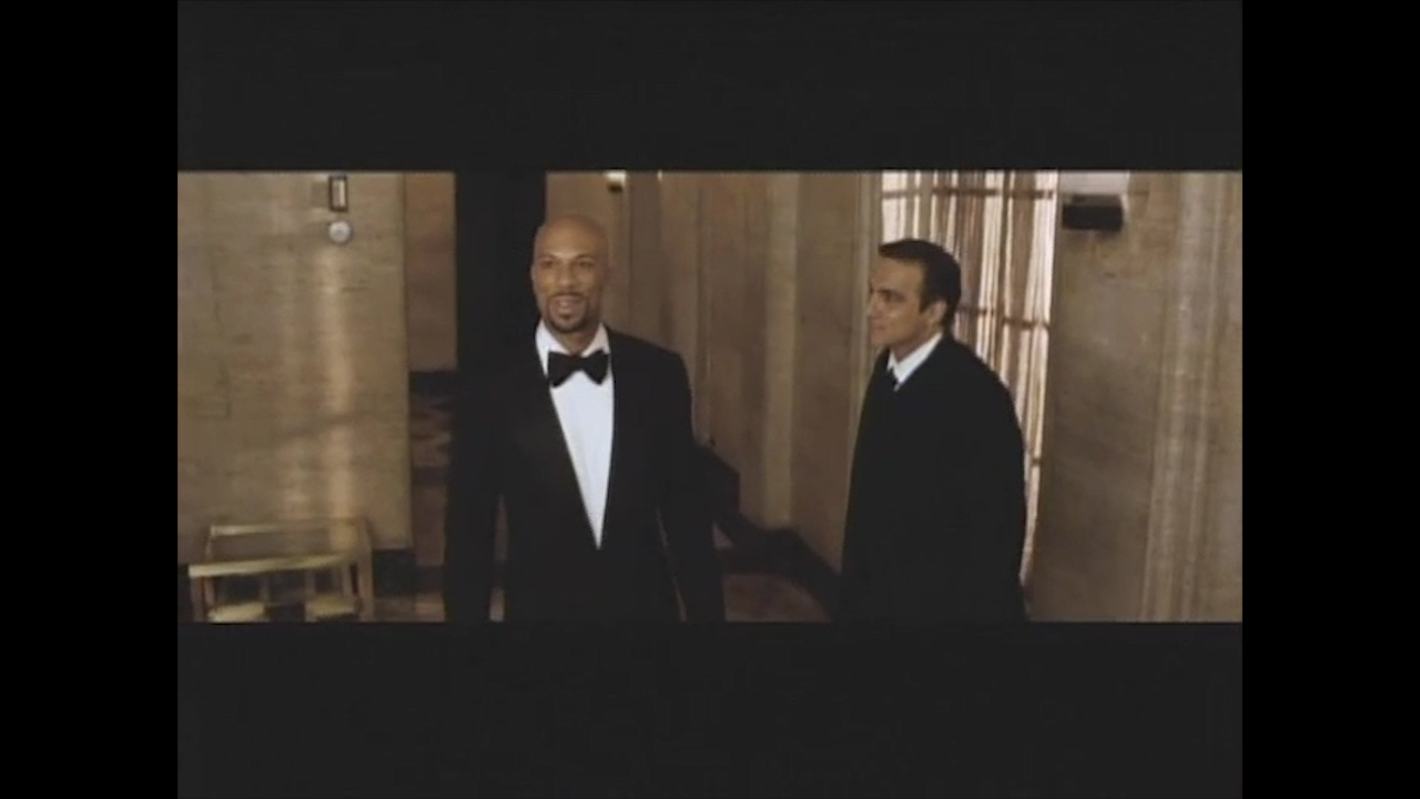 From left to right actor Common as Scott McKnight and Richard D'Alessandro as his chauffeur in Just Wright.