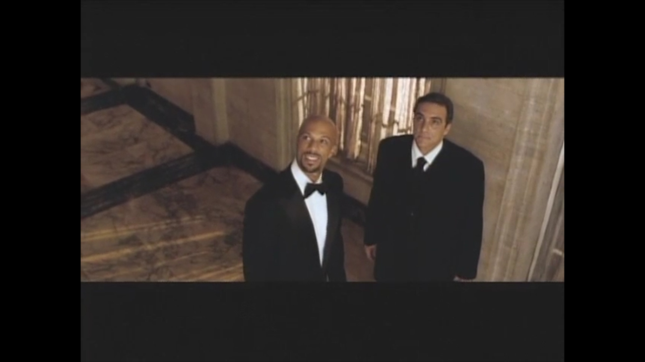 From left to right singer/Actor Common as Scott McKnight and actor Richard D'Alessandro as his chauffeur , in Just Wright.