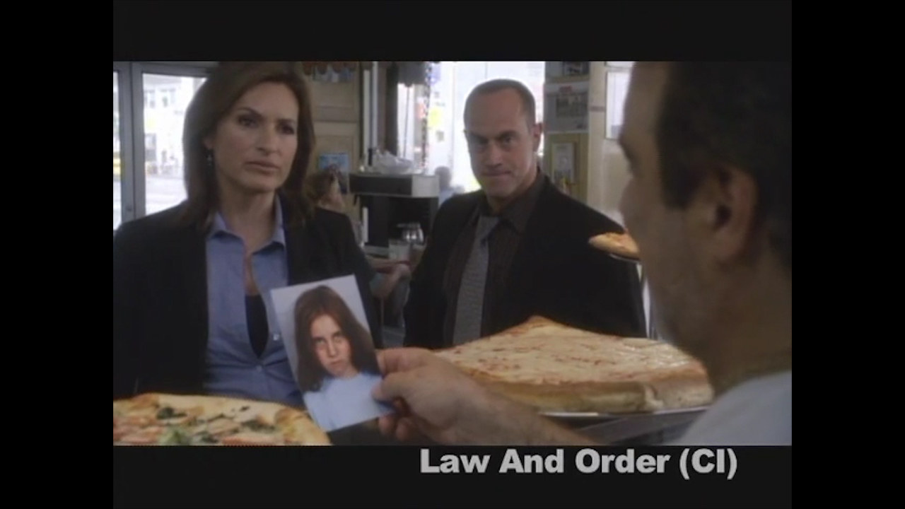 From left to right Mariska Hagitay as Det. Benson , Chris Meloni as Det. Stabler and Richard D'Alessandro As Gino Cassesse in Law and Order (SVU) not (C)