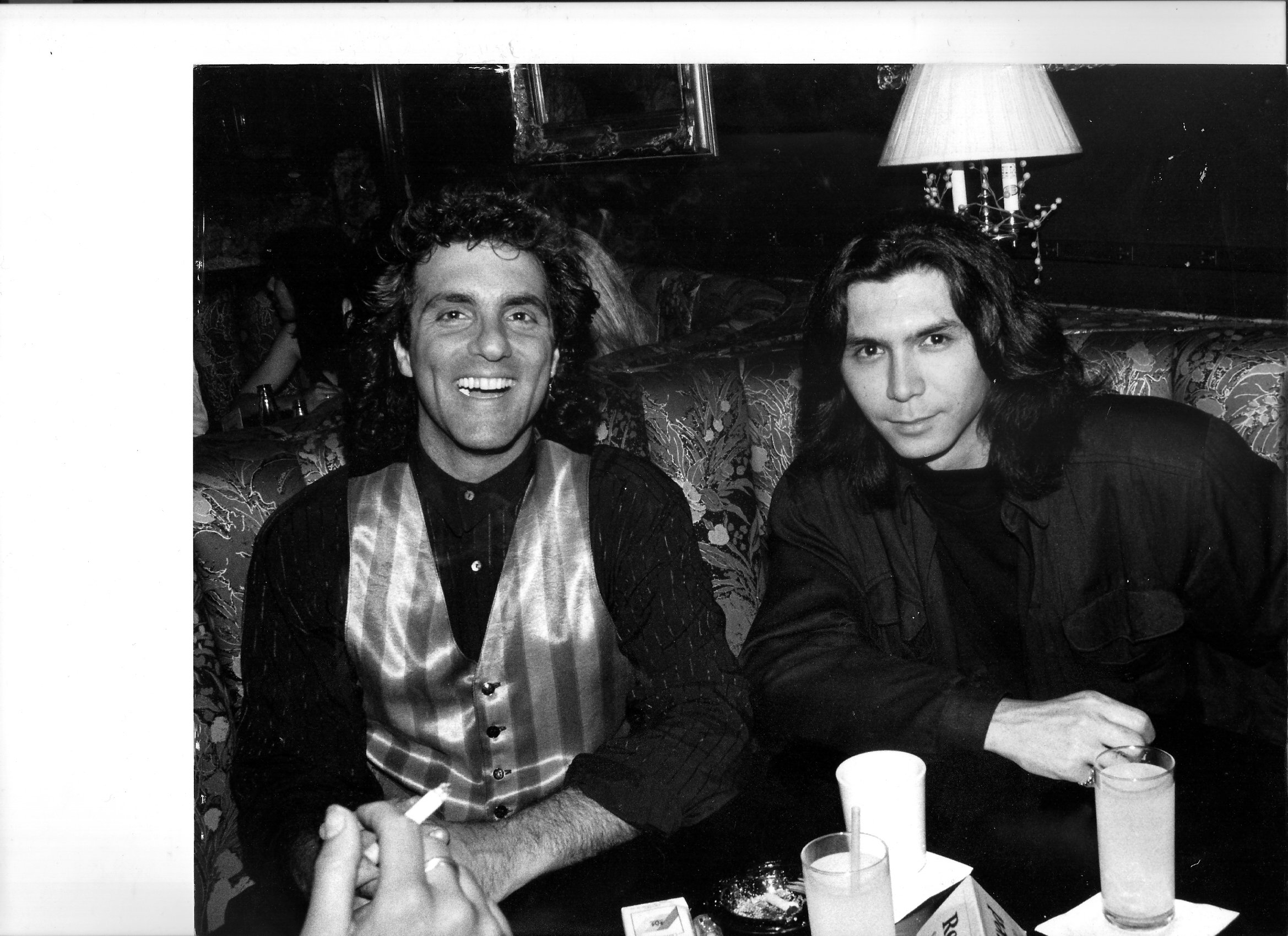 Richard D'Alessandro and Lou Diamond Phillips (Lucy and Ricky) at the China Club .Lou and Richard have been friends for over 25 years