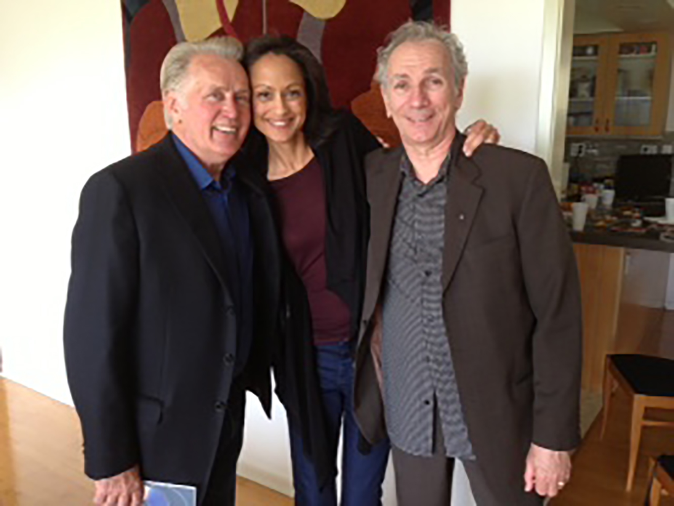 Martin Sheen, Anne-Marie Johnson & Joe d'Angerio. 2013