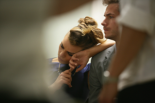 Still of James D'Arcy and Billie Piper in Secret Diary of a Call Girl (2007)