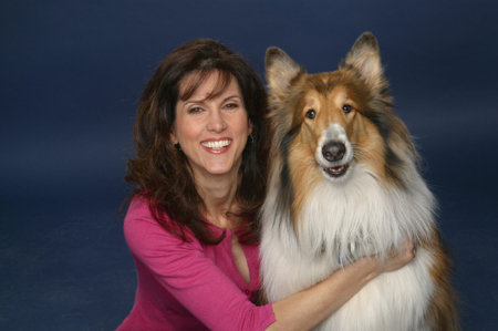 Marina with her Hollywood blue-blood canine star, Lulu (The Collie), who was sister to Lassie IX/daughter to Lassie VIII. Check out Lulu's credits and tribute on IMDB and her website: www.LuluTheCollie.com