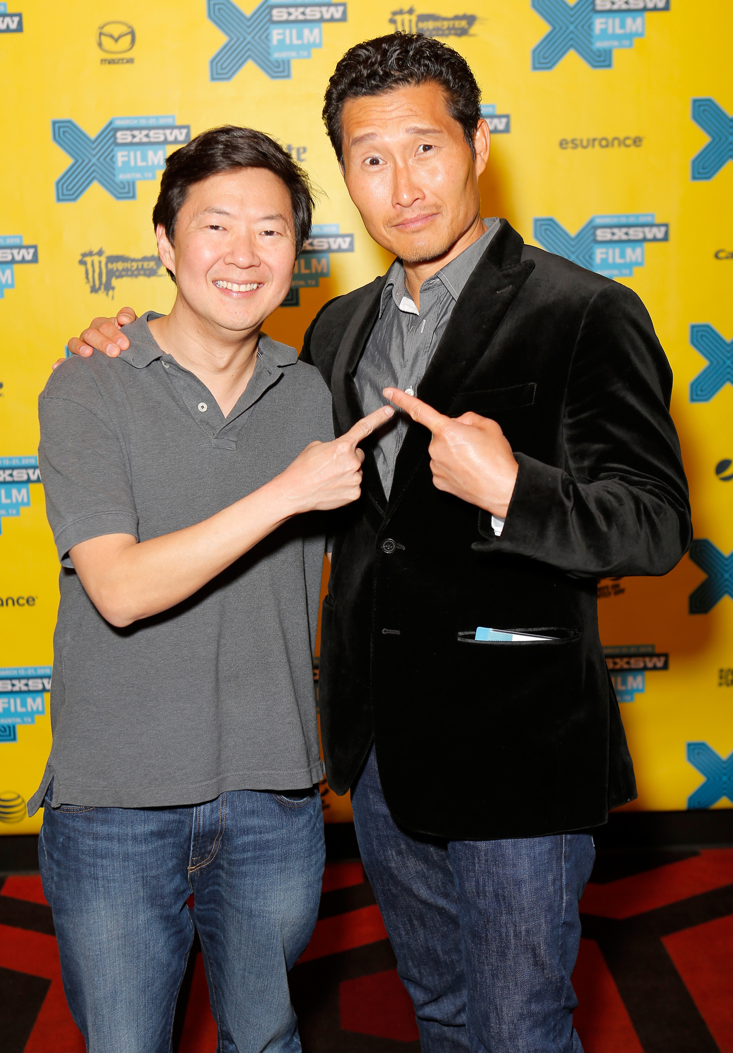Daniel Dae Kim and Ken Jeong at event of Ktown Cowboys (2015)