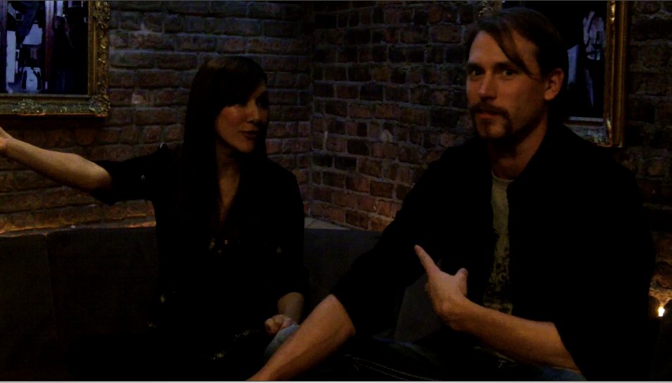 Nadia Dajani and John Axford in an episode of Caught Off Base with Nadia.