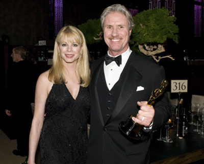 Oscar® winner Burt Dalton and guest at the Governors Ball after the 81st Annual Academy Awards® from the Kodak Theatre, in Hollywood, CA Sunday, February 22, 2009.