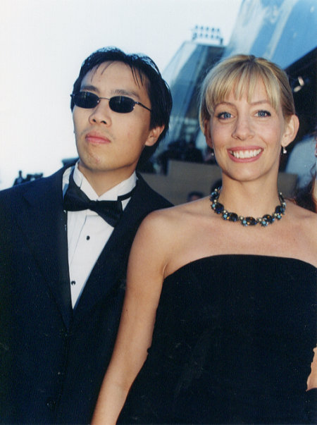 Erynn Dalton with Kenneth Lui, 2002 Cannes Film Festival