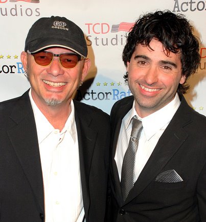 With Mike Valentino at the launch of TCD Studios.