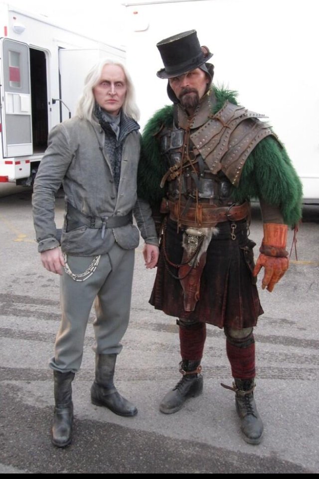 On set of Defiance with Tony Curran.