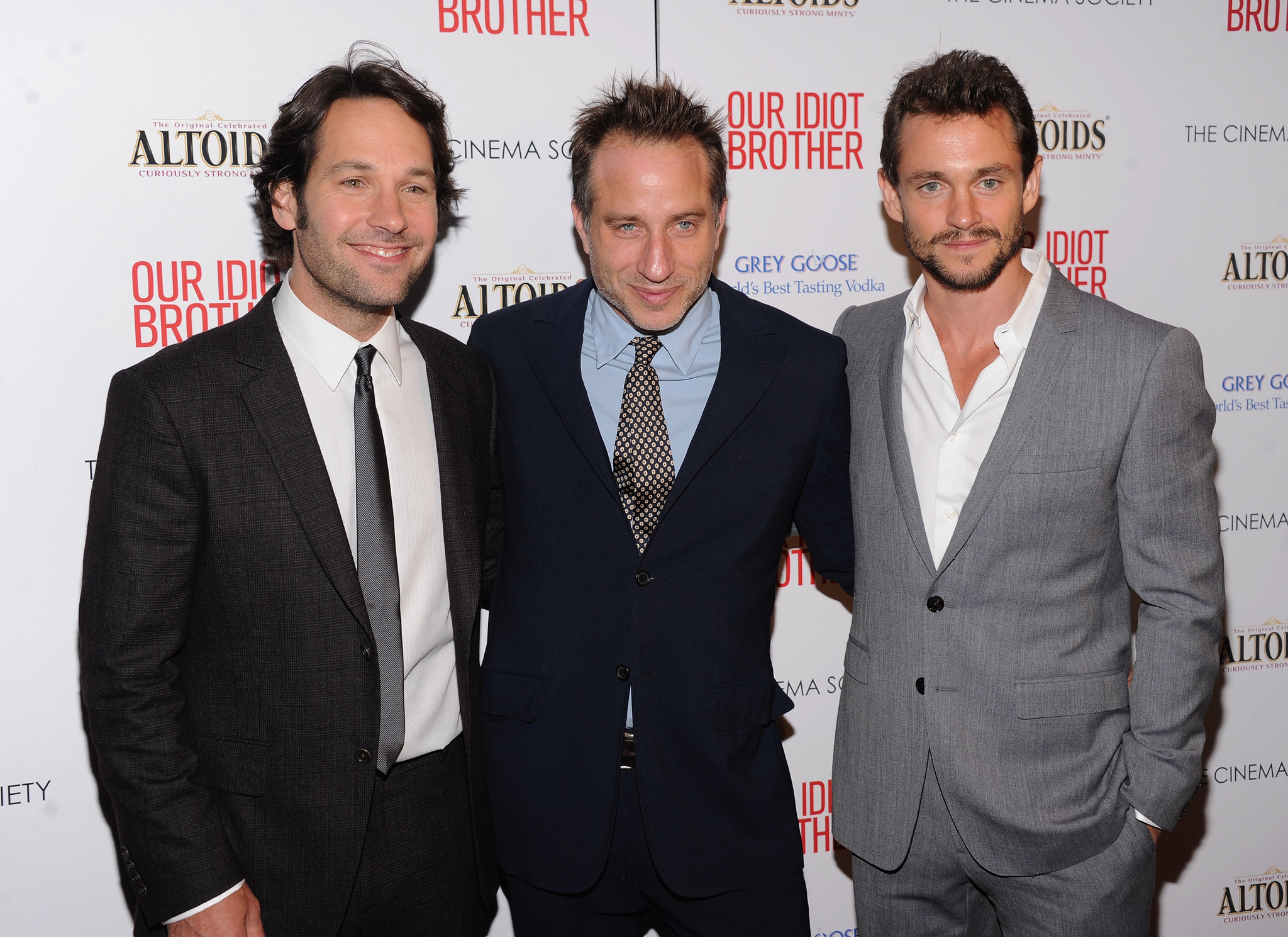 Hugh Dancy, Jesse Peretz and Paul Rudd at event of Our Idiot Brother (2011)