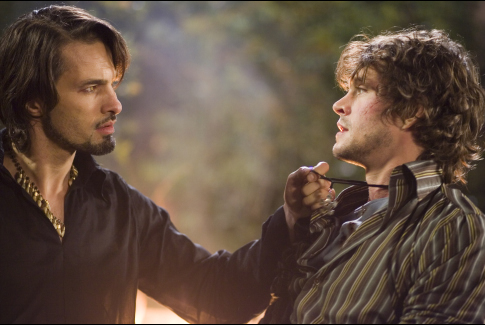 Still of Hugh Dancy and Olivier Martinez in Blood and Chocolate (2007)