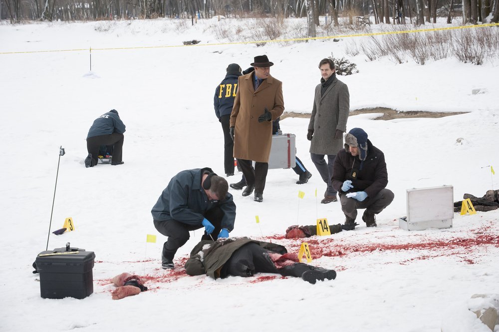 Still of Laurence Fishburne, Jack Crawford, Hugh Dancy, Brooke Palmer and Aaron Abrams in Hanibalas (2013)